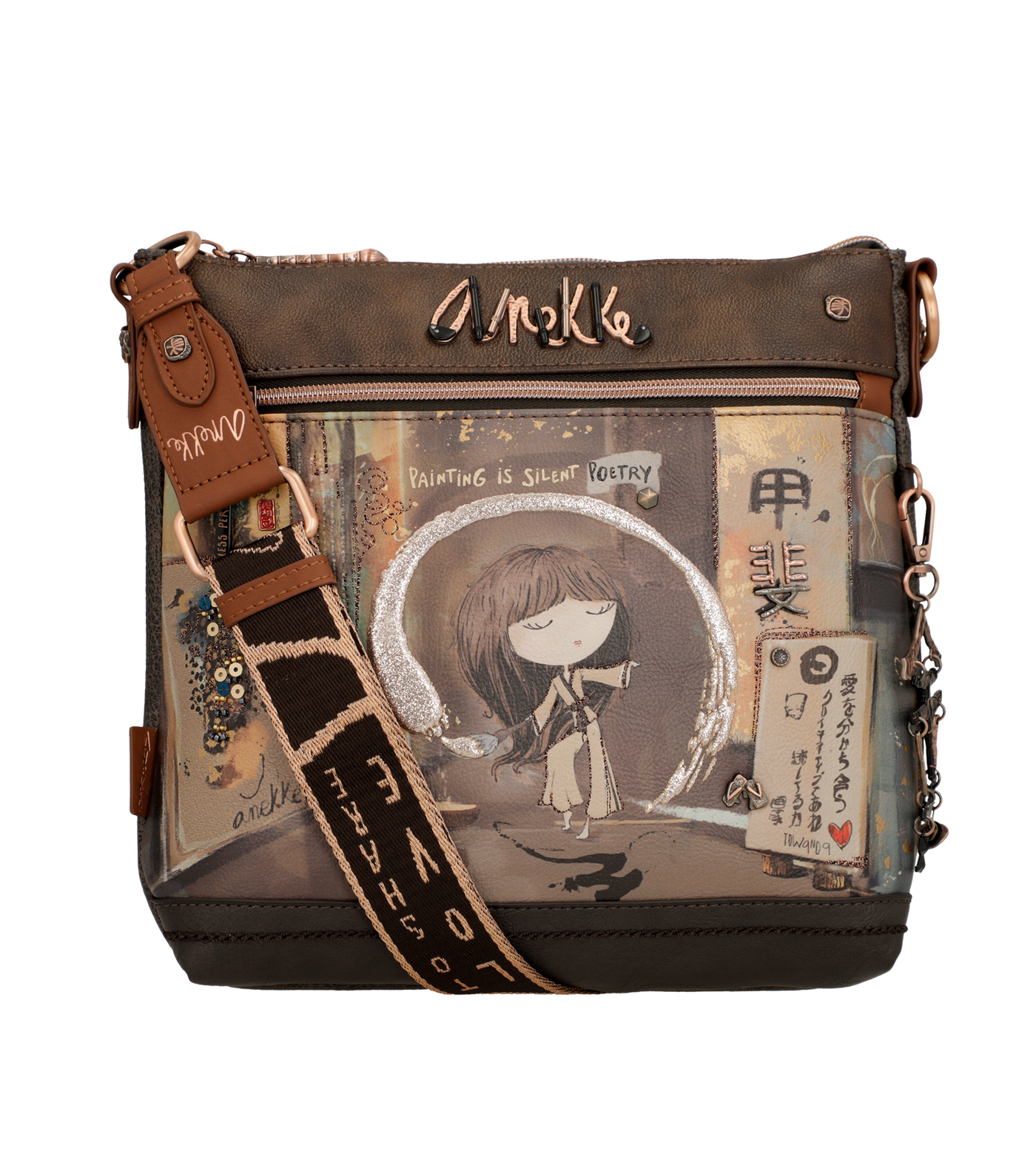 Sac Bandoulière Anekke Shoen 37703-069 Marron