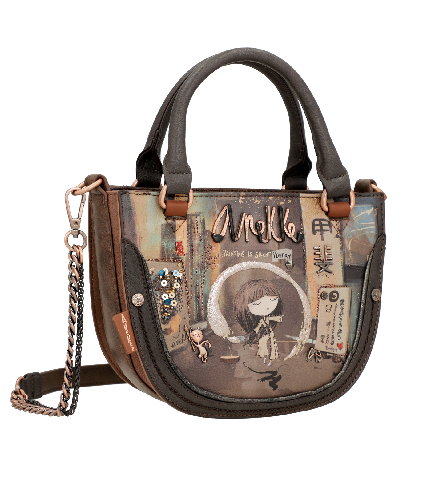 Sac Bandoulière Anekke Shoen 37703-277 Marron