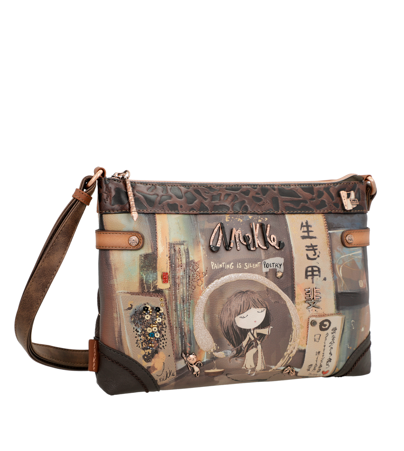 Sac Bandoulière Anekke Shoen 37703-701 Marron