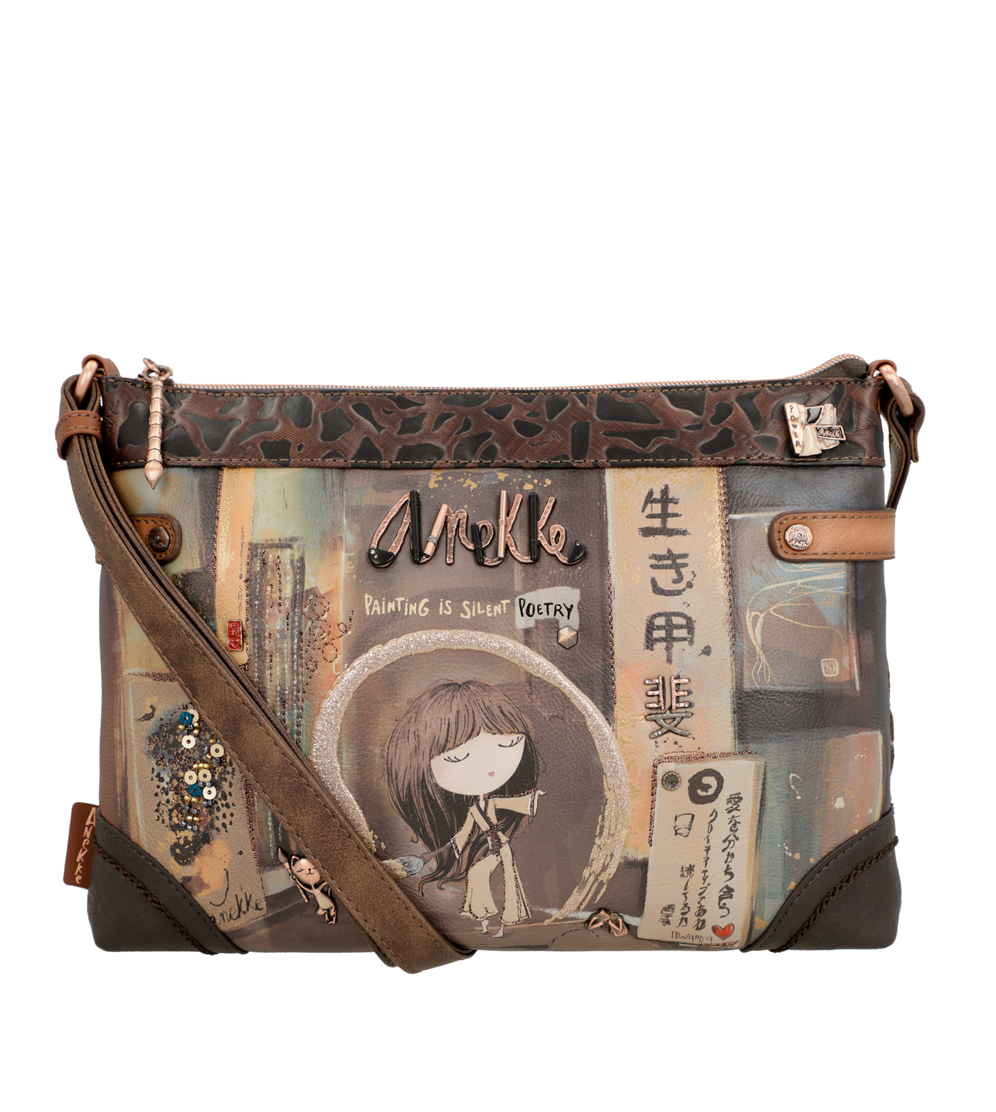 Sac Bandoulière Anekke Shoen 37703-701 Marron