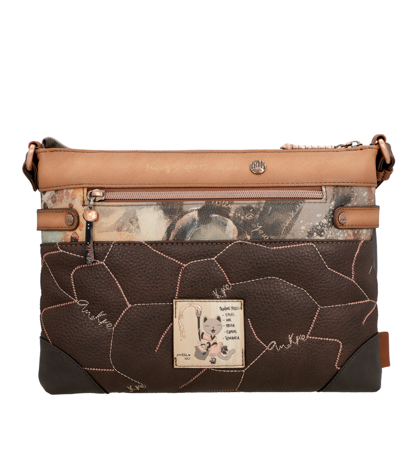 Sac Bandoulière Anekke Shoen 37703-701 Marron