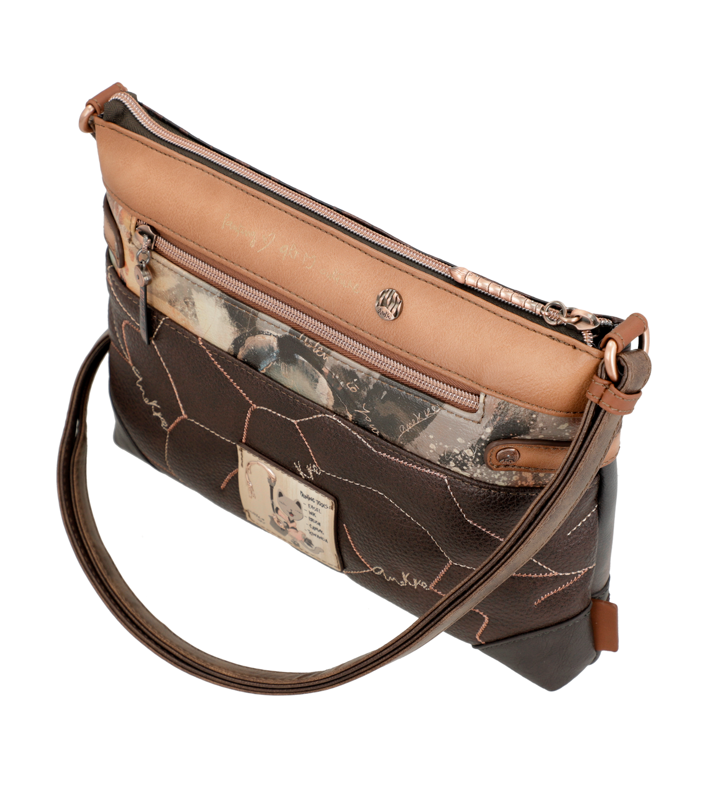 Sac Bandoulière Anekke Shoen 37703-701 Marron