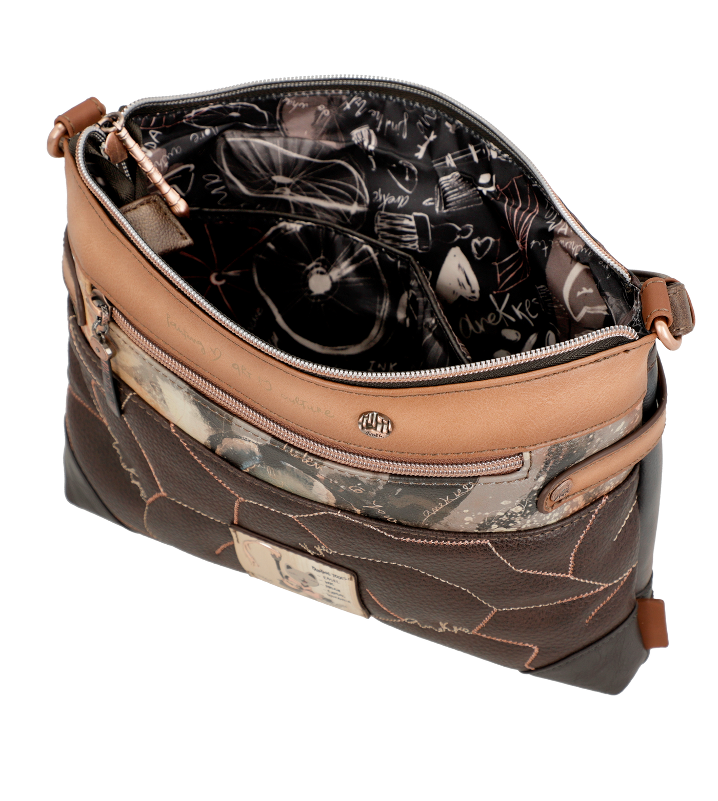 Sac Bandoulière Anekke Shoen 37703-701 Marron