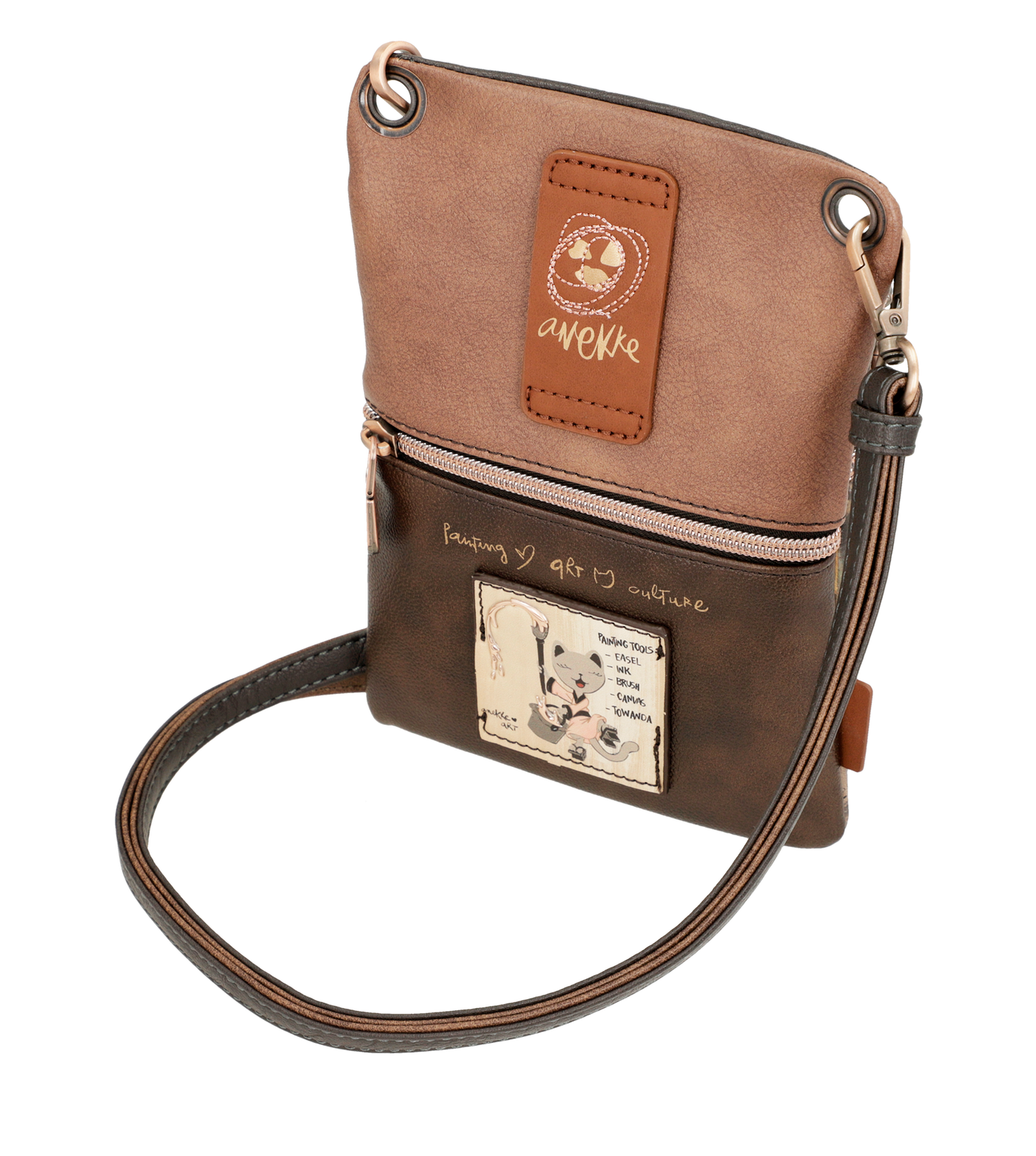 Sac Bandoulière Anekke Shoen 37703-905 Marron