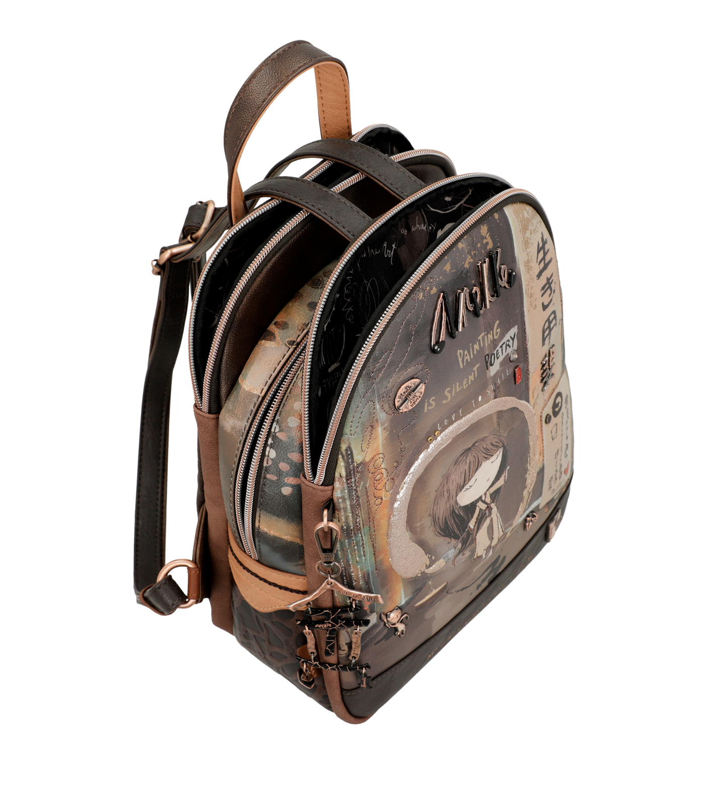 Sac à dos Anekke Shoen 37705-044 Marron