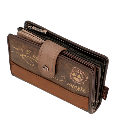 Compagnon / Portefeuille Anekke Shoen 37709-902 Marron