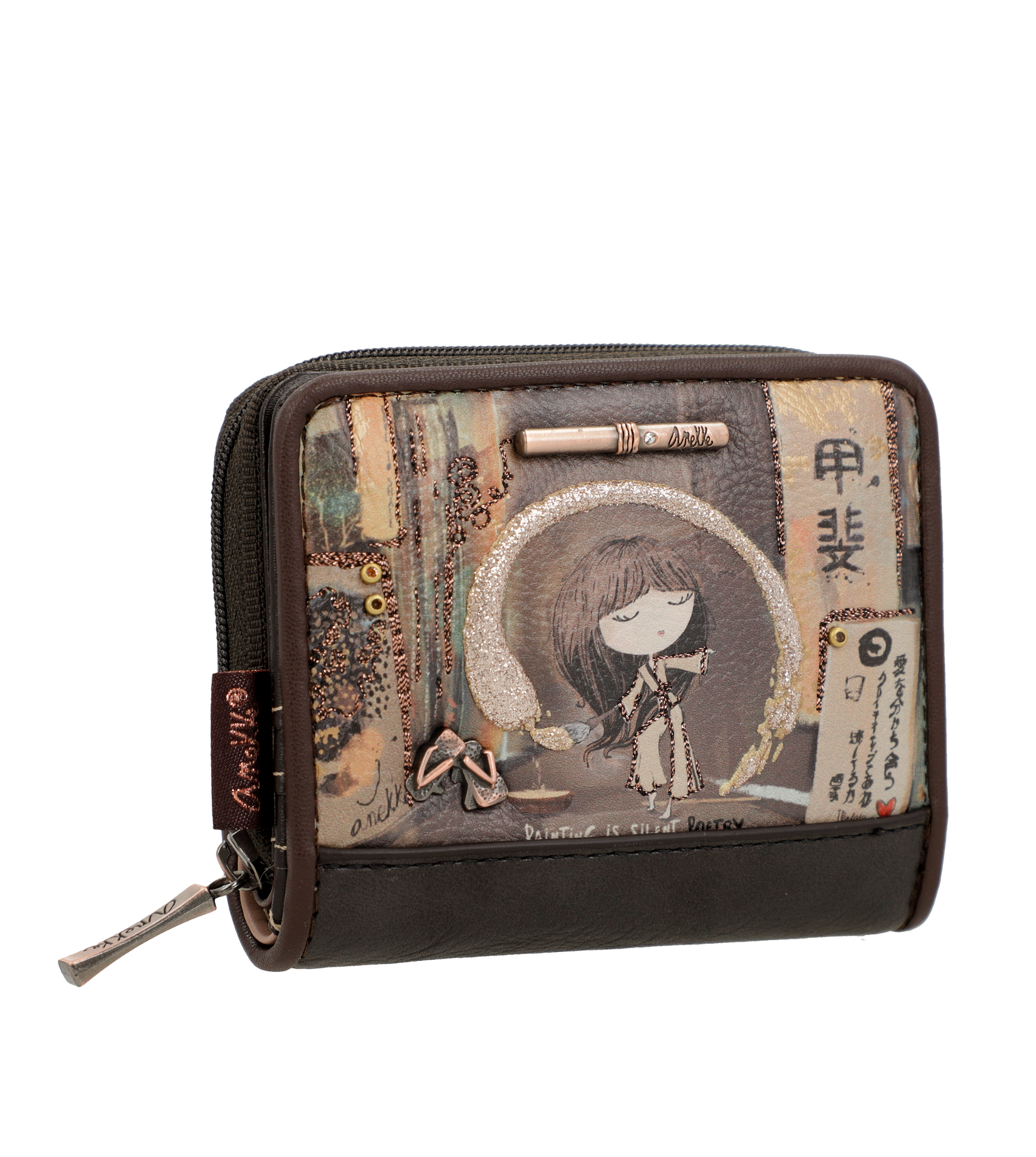 Compagnon / Portefeuille Anekke Shoen 37709-903 Marron