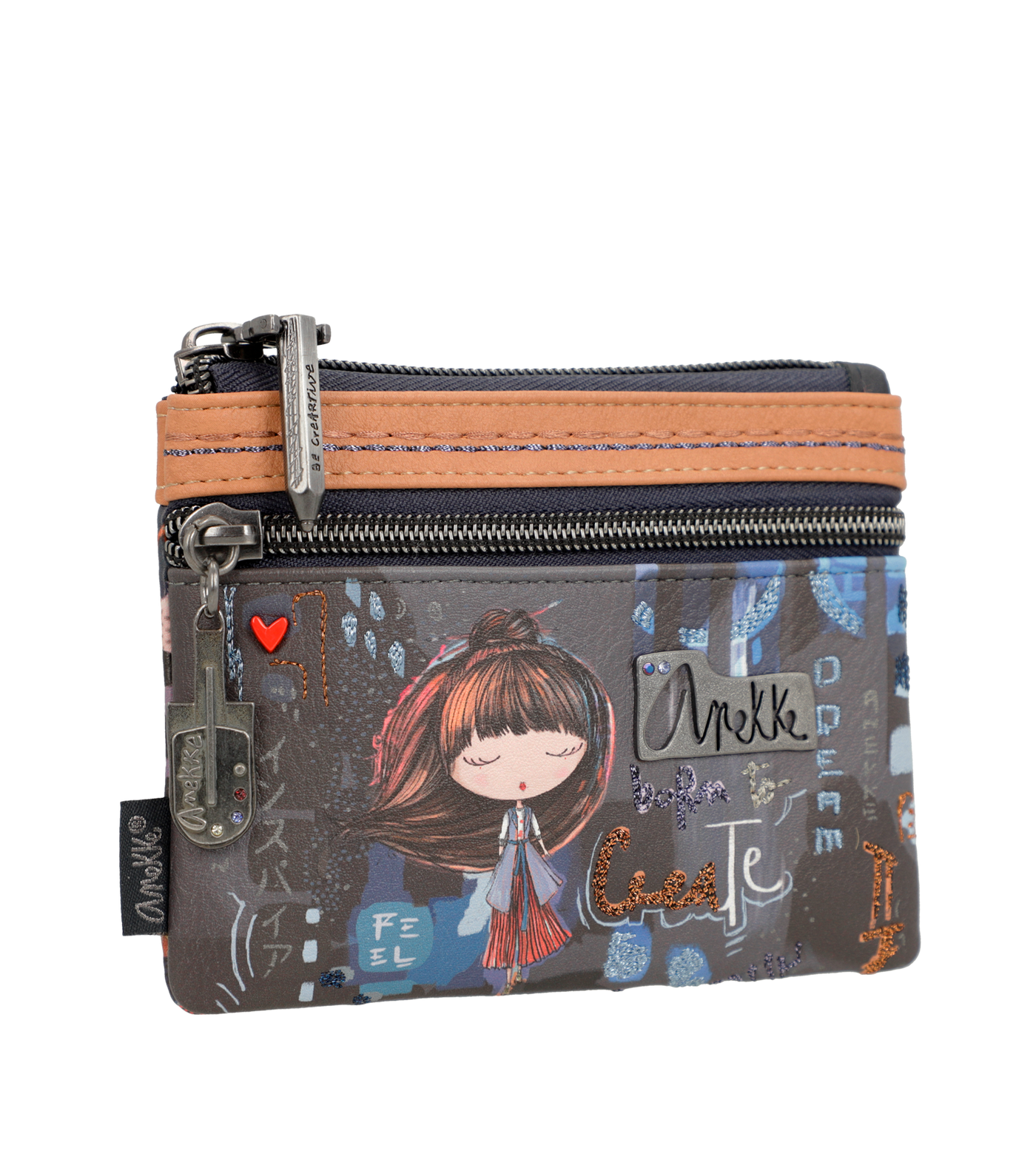 Porte Monnaie Anekke Contemporary 37809-002 Bleu