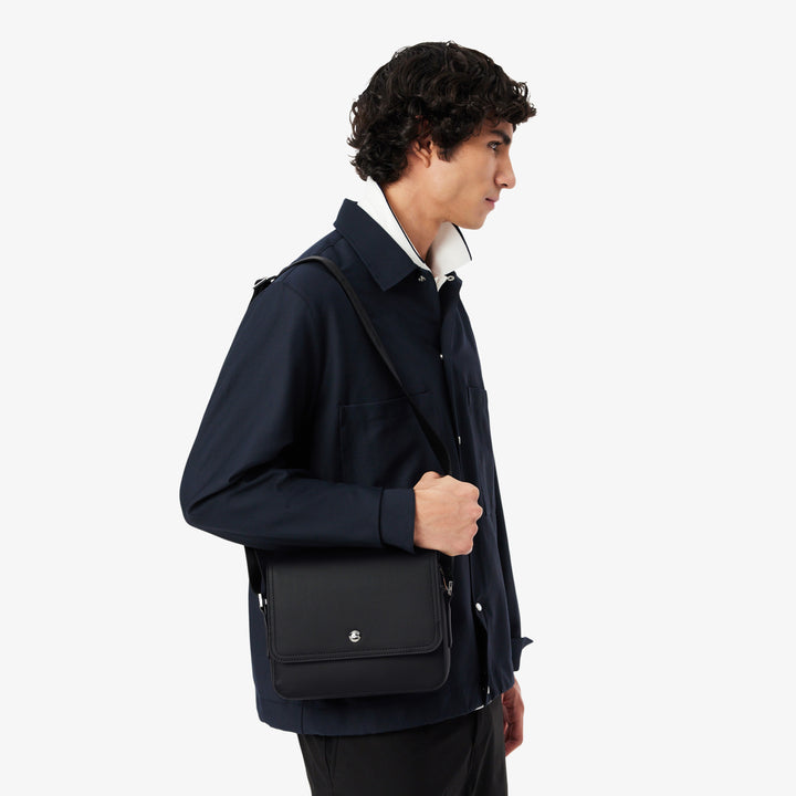 Lacoste Kleine boodschappentas voor heren Langon Kleine Piqué Zwart NH5274HW