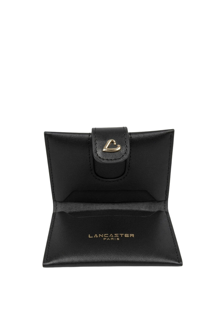 Lancaster Porte-cartes Avec Pression Paris Philos 131-070 Noir