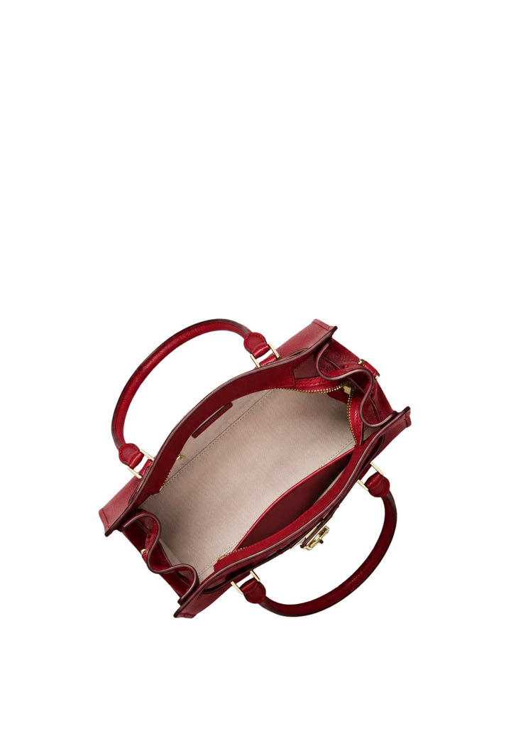 Michael Kors Sac à main Cuir Hamilton Moderne Rouge Profond