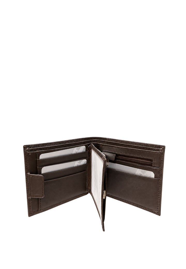Francinel Italian Wallet in Brown Cowhide Leather