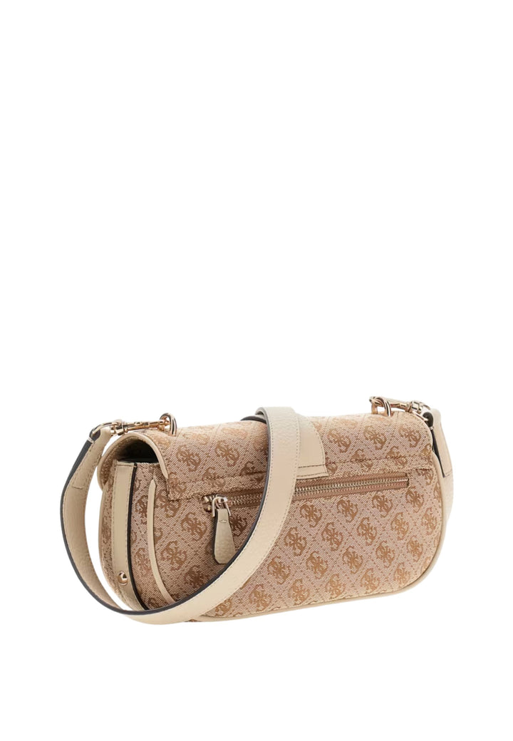 Guess Schoudertas Jessa Girlfriend Sat Latte Logo