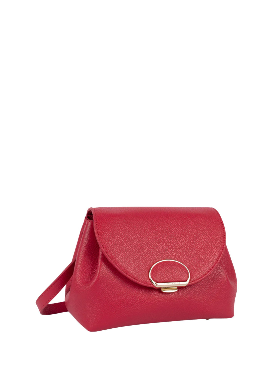 Lancaster shoulder bag with flap and S clasp Milano Pia 547-130 Coral