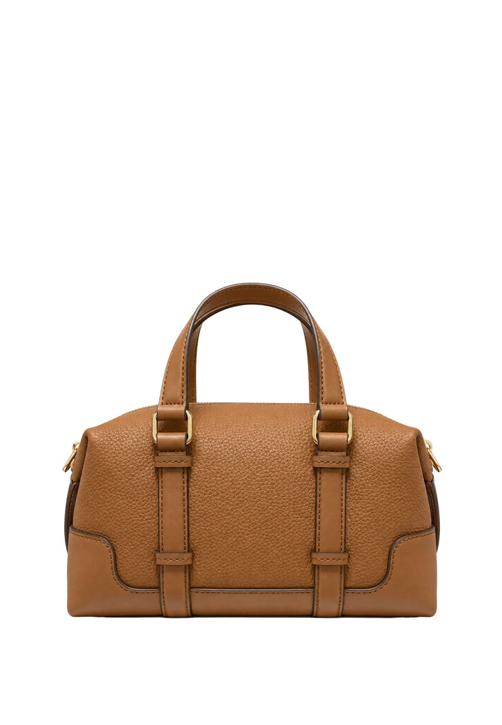 Michael Kors Schoudertas Leer Teddi Mini Soepel Cognac