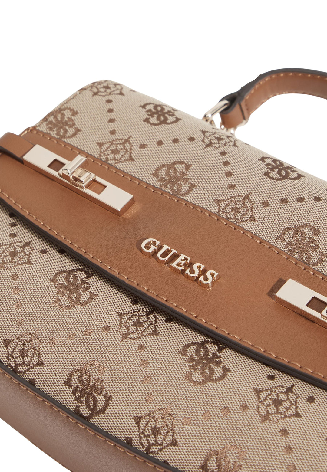 Guess Torba Na Ramię Melinda Logo Tri Com Latte Logo JP990220