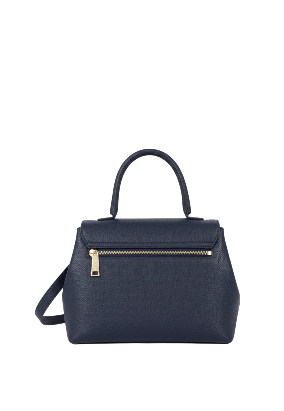 Lancaster Sac à main A rabat avec fermoir M Milano Pia 547-131 Bleu Foncé