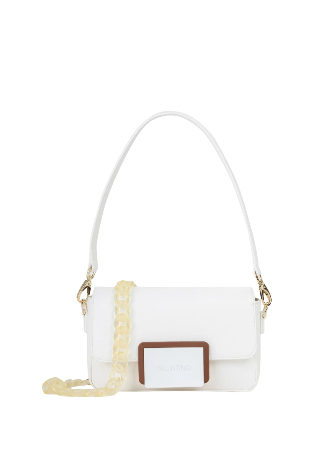 Valentino Thetis Women's Shoulder Bag — White — VBS9XM09