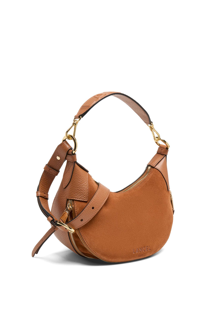 Lancel Origami Sac Hobo S Cuir Camel