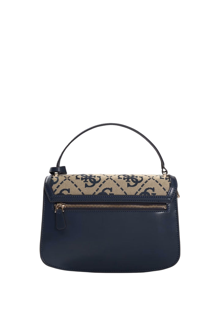Guess Sac à Rabat Audrey Monogramme Navy Logo