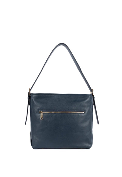 Lancaster Sac seau Zippé Dune 529-92 Bleu Foncé