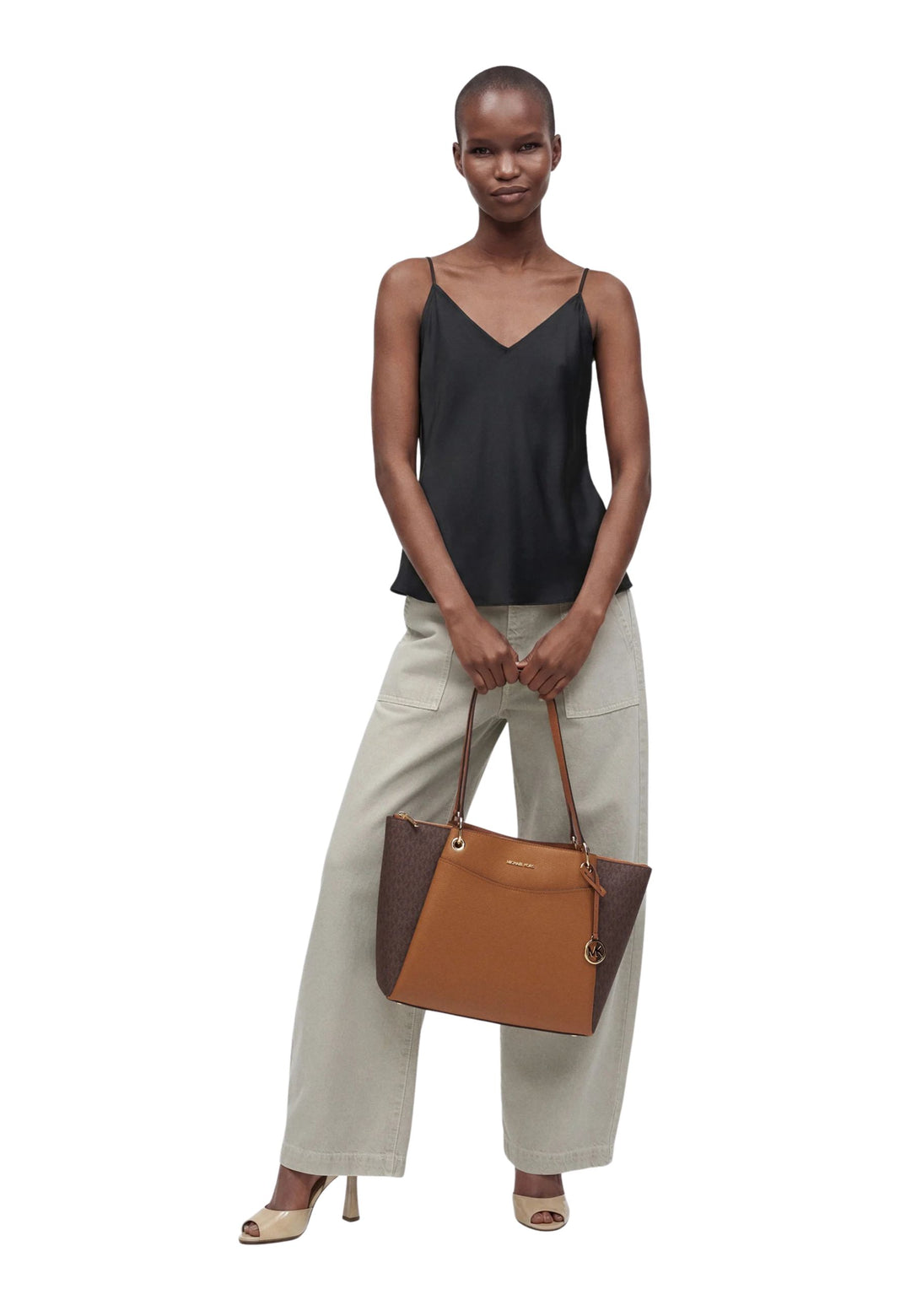Michael Kors Sac Cabas May Marron
