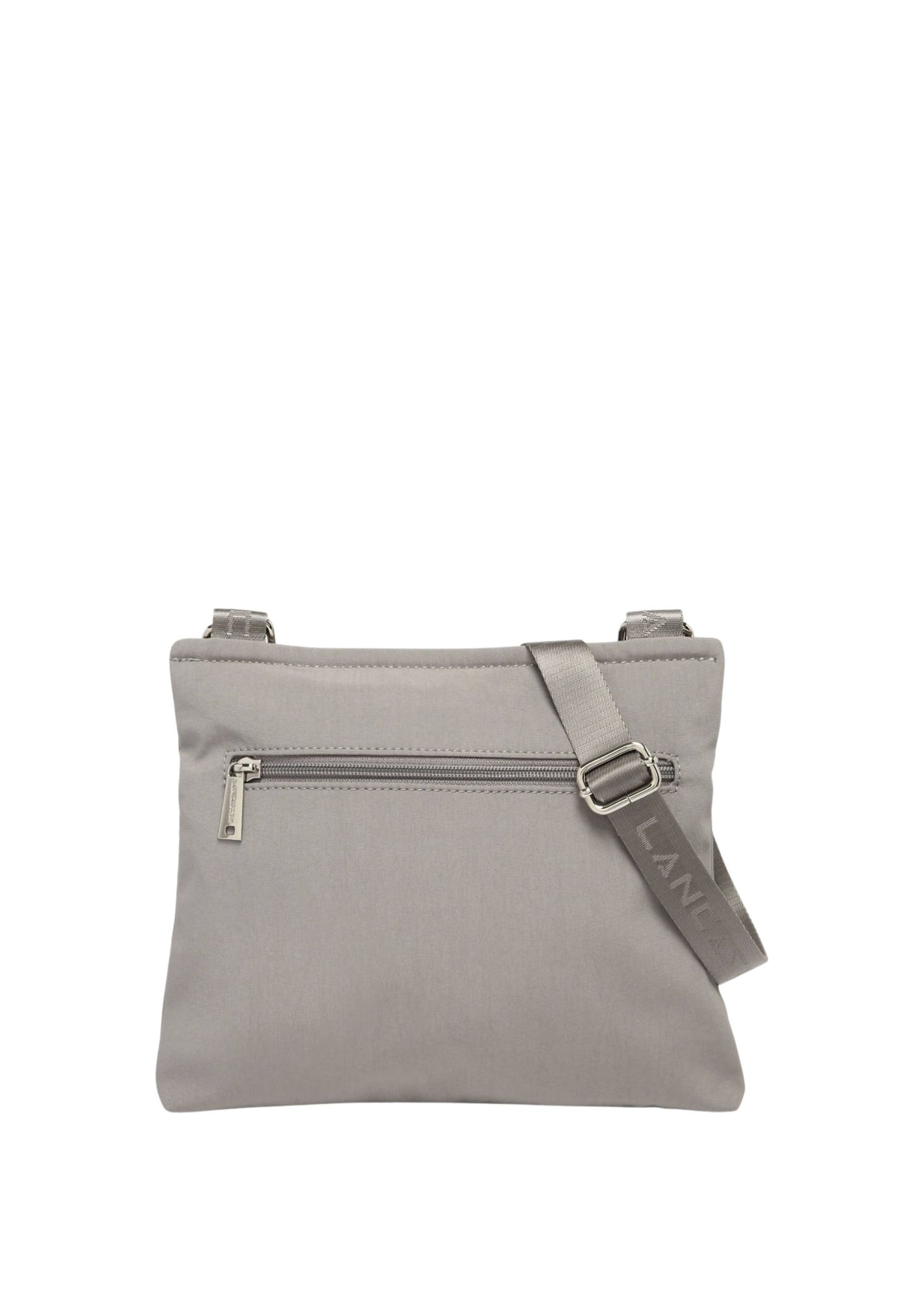 Lancaster Pochette Zippé Basic Pocket 510-90 Galet Fonce