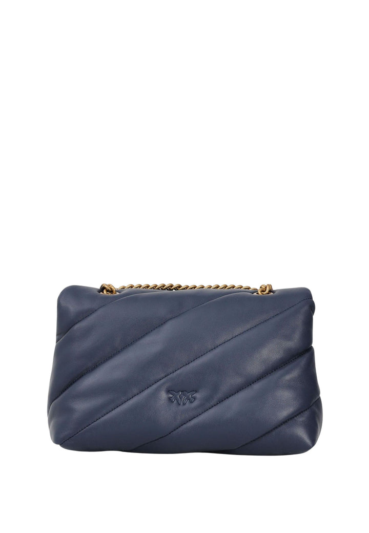 Pinko Bolsos de mano Love Puff Classic Cl Sheep Nap Azul A0F2G08Q