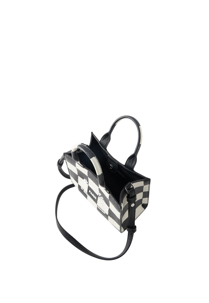 Karl Lagerfeld Cabas Carré Mini Damier Noir & Blanc