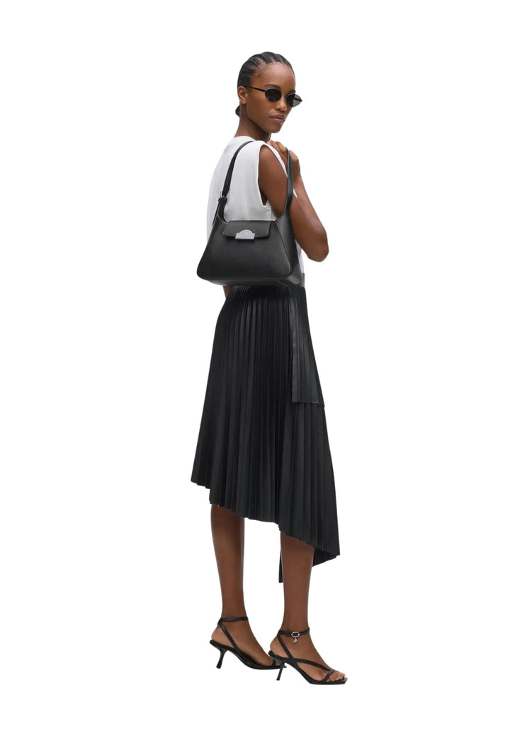 Karl Lagerfeld Sac Bandoulière Métal Zippé Noir