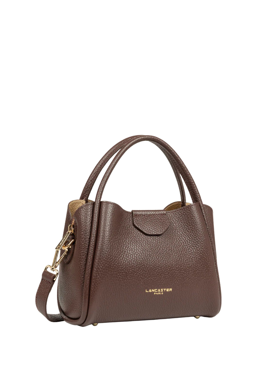 Lancaster Handtasch Aimantée S Ida Double 470-83 Marron - In - Or Pâle