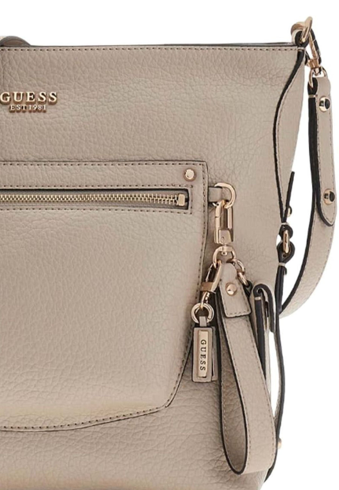 Guess Handtaschen Silvye Bucket Light Taupe BG950104