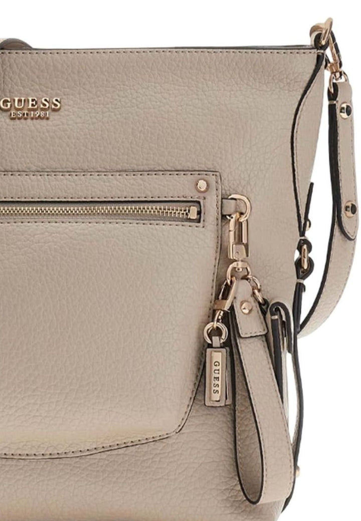 Guess Handtaschen Silvye Bucket Light Taupe BG950104