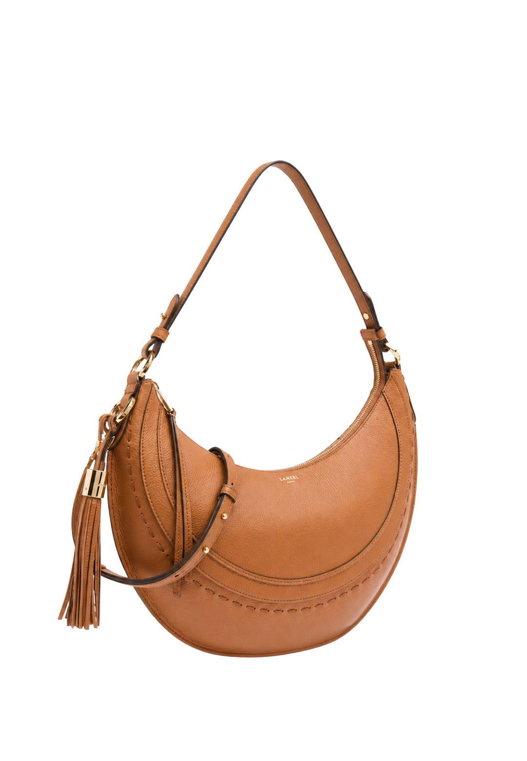 Lancel Hobo Hobohème M tas Camel