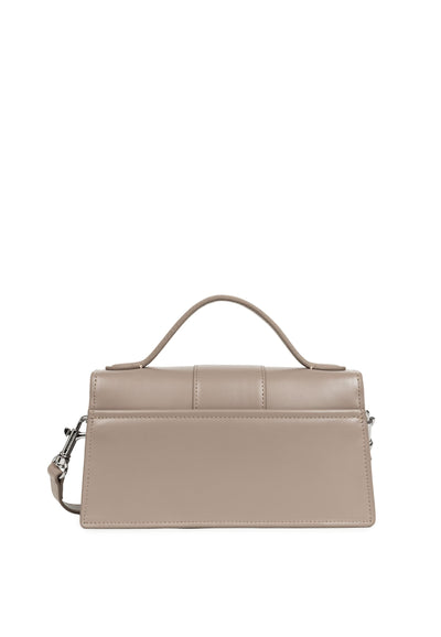 Lancaster Sac à main A rabat avec fermoir M Paris Ily 531-010 Galet Fonce