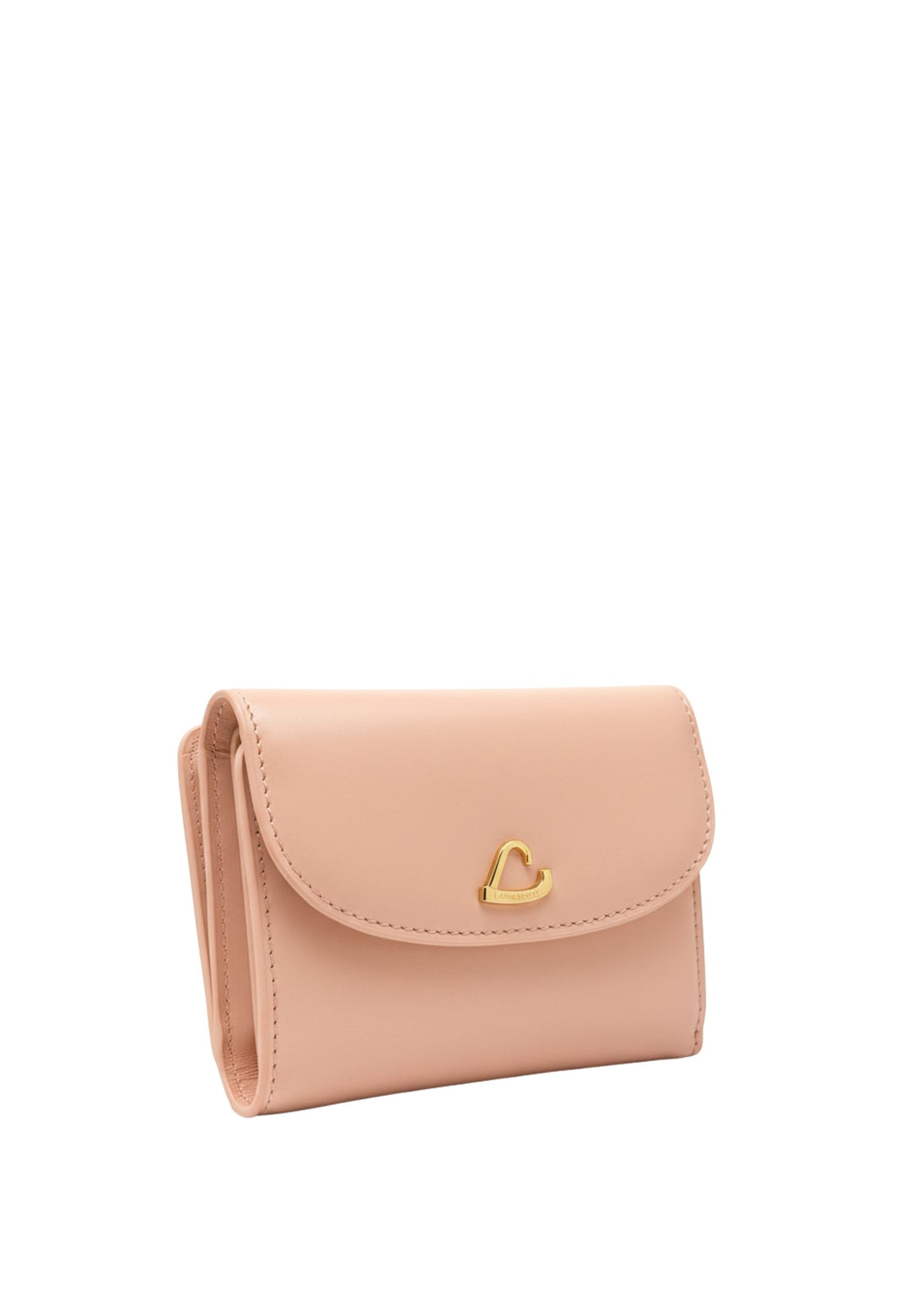 Lancaster Portefeuille dos à dos A rabat avec pression Paris Philos 131-071 Nude Clair