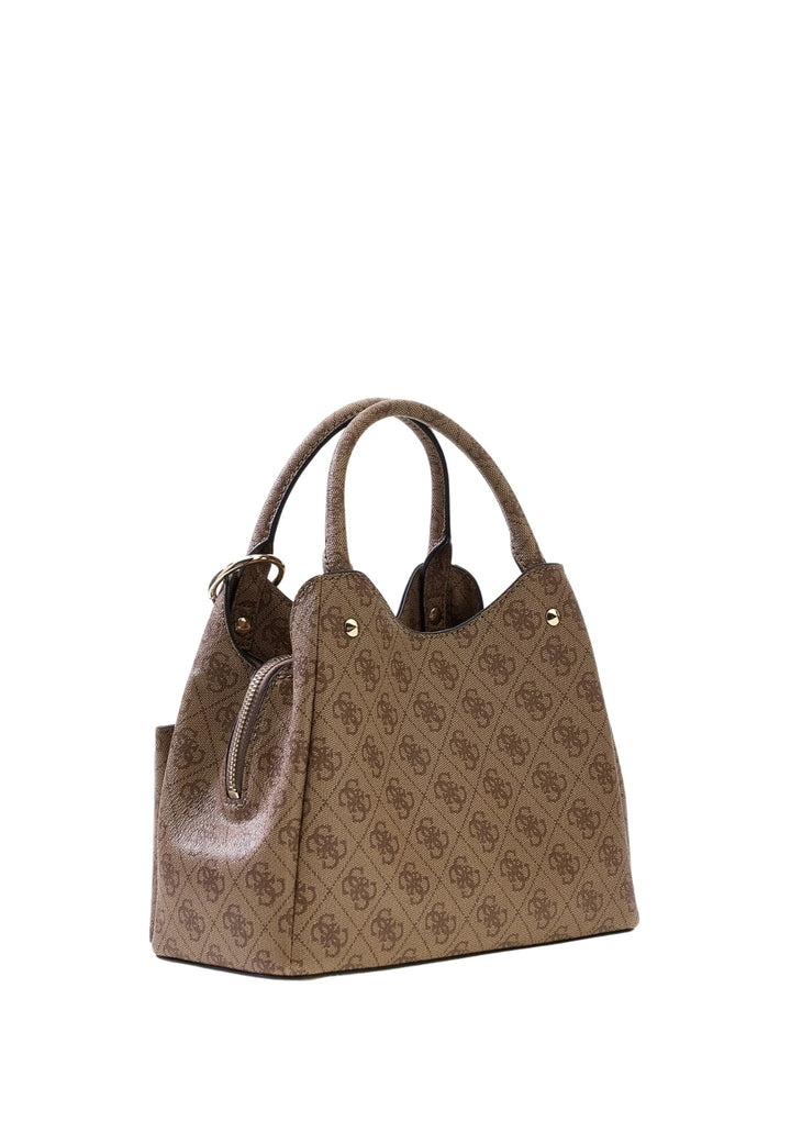 Guess Iepirkumu soma Lorella Petit Monogramme Latte Logo
