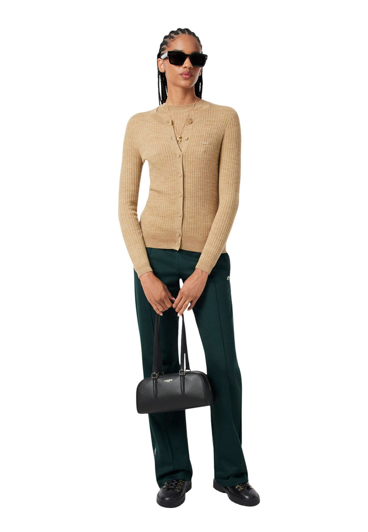 Lacoste Sac épaule Champs-Élysées Cuir Noir