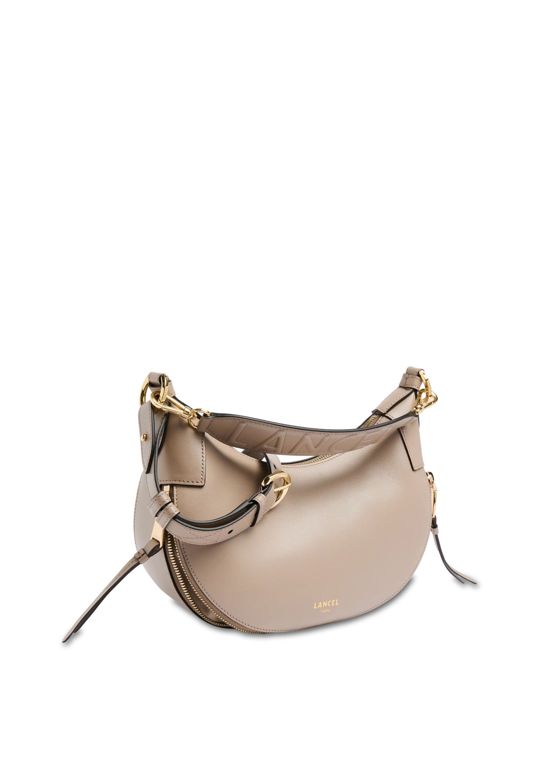 Lancel Sac Bandoulière Hobo S Origami Galet Femme