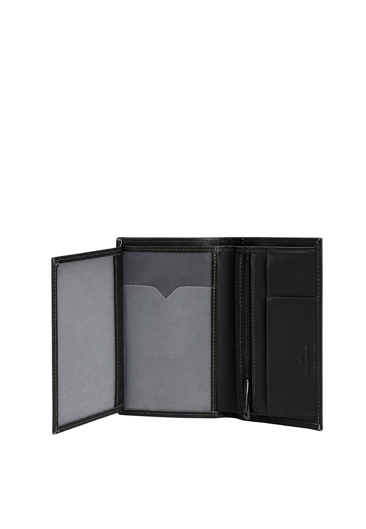 David William Coulter Leather Wallet Black