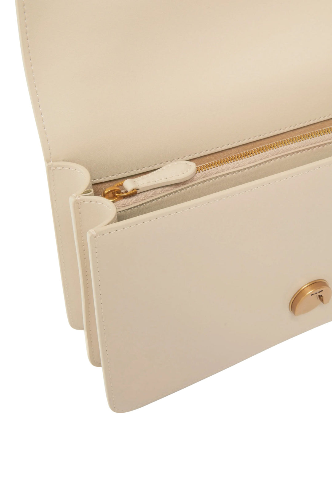 Pinko Carteiras Love One Classic Dc Vitello Se Bege A0F1C50Q