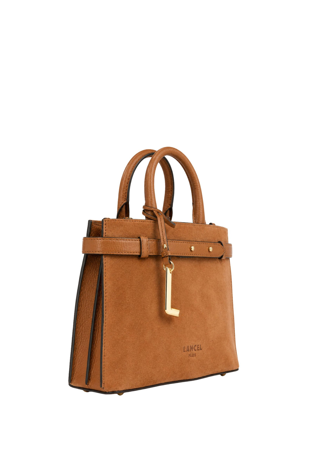 Lancel Faubourg Bolso Carryall Cuero Camel