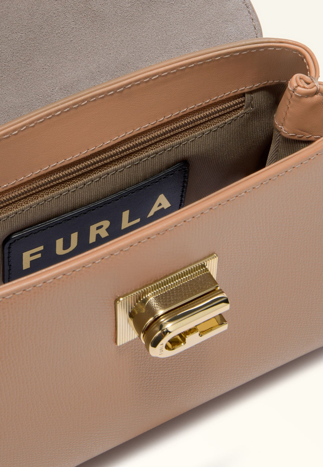 Furla Sacs À Main Mini 1927 Cuir Gris