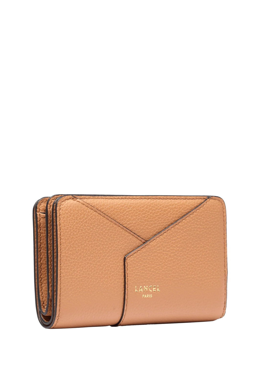 Lancel Enveloppe Portafoglio Pelle Cammello