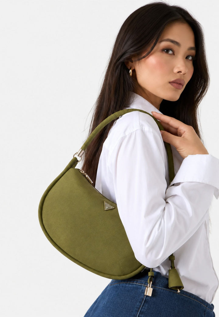 Guess Schoudertas Danya Hobo Shoulder Olive
