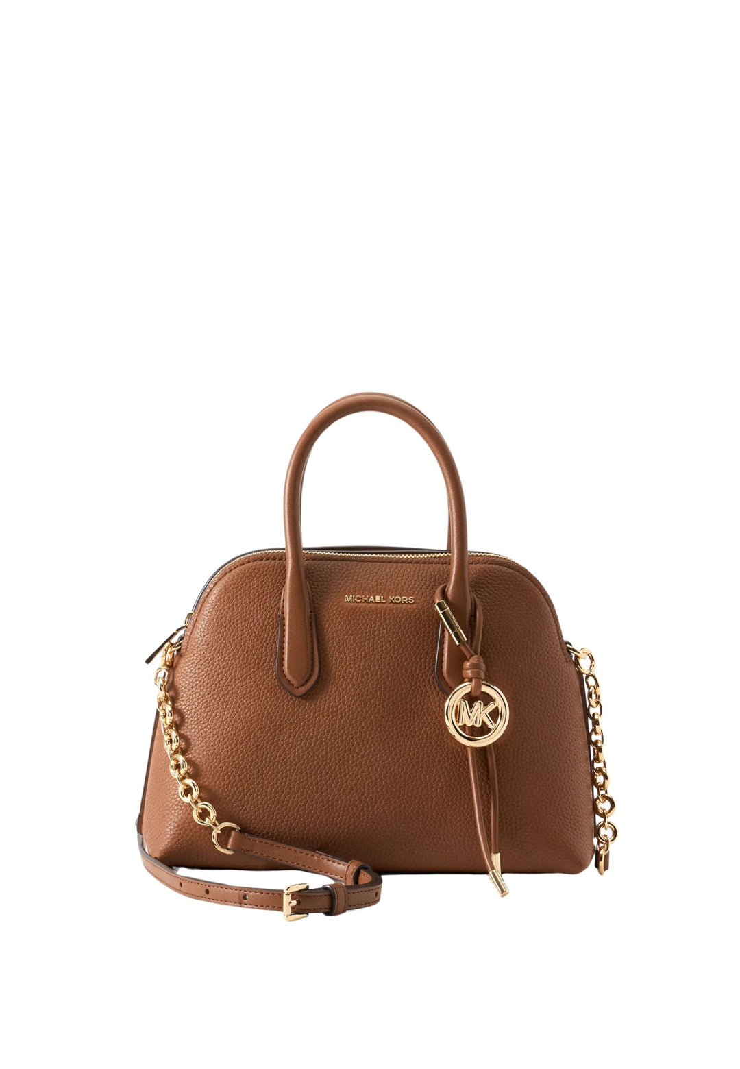 Michael Kors Bolso de mano Cuero Freddie Mediano Domo Coñac