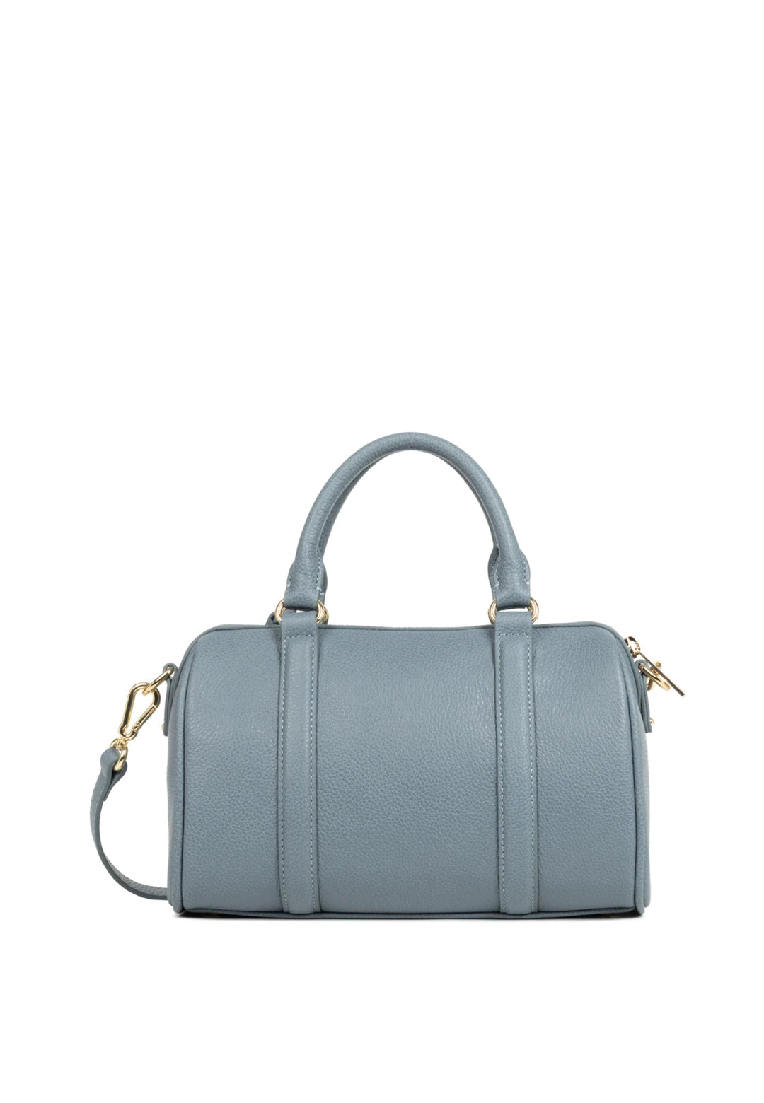 Lancaster Borsa a cilindro con zip M Milano Ana 547-102 Blu Argilla
