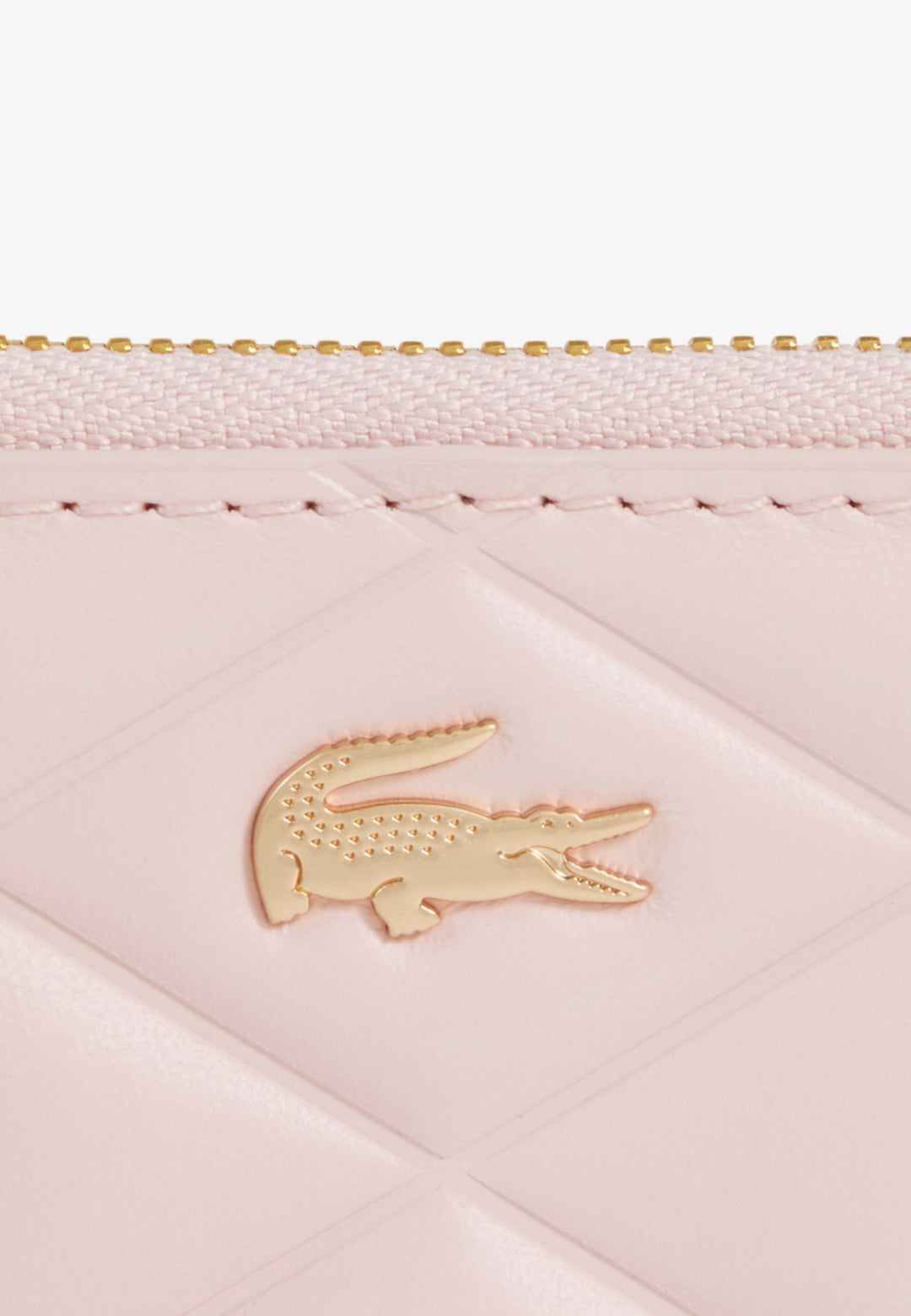 Lacoste Porte-monnaie Crocodelle Cuir NF5121EE Rose Nidus