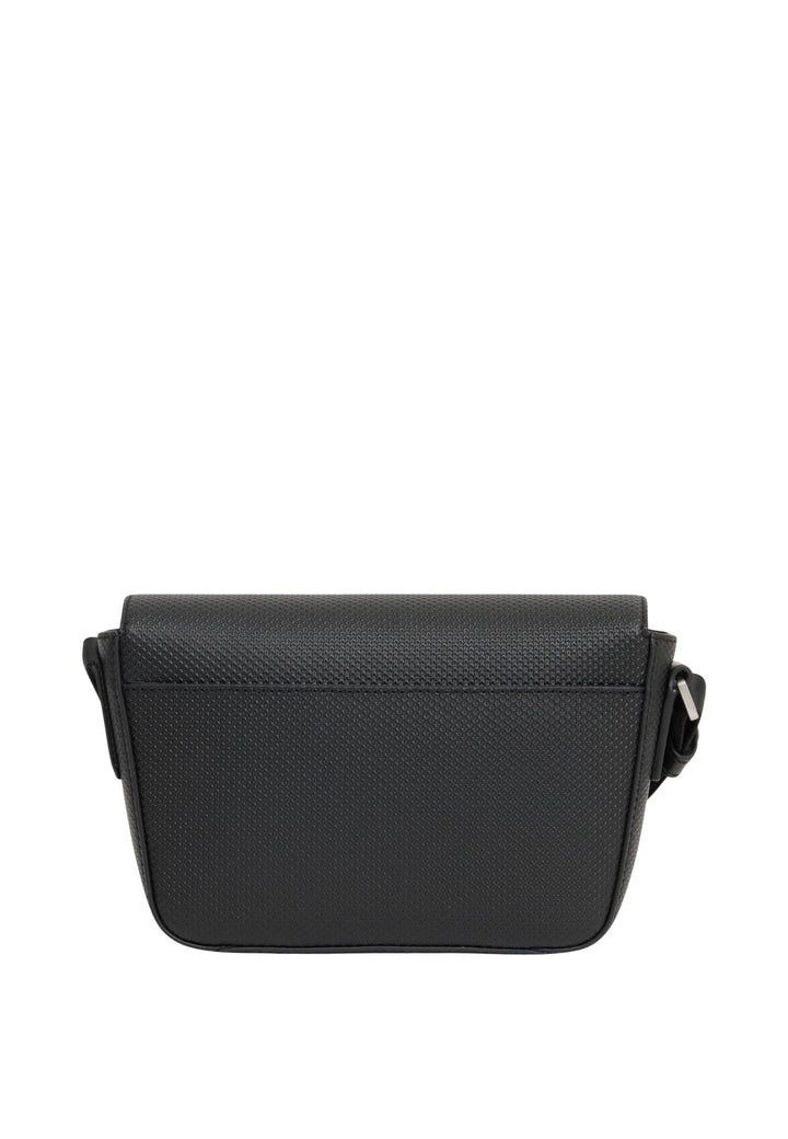 Lacoste Sacoche Mini Chantaco Cuir Noir