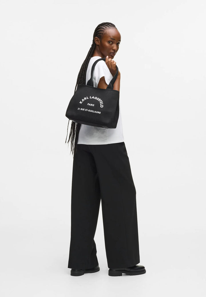 Karl Lagerfeld Cabas Convertible Coton Noir